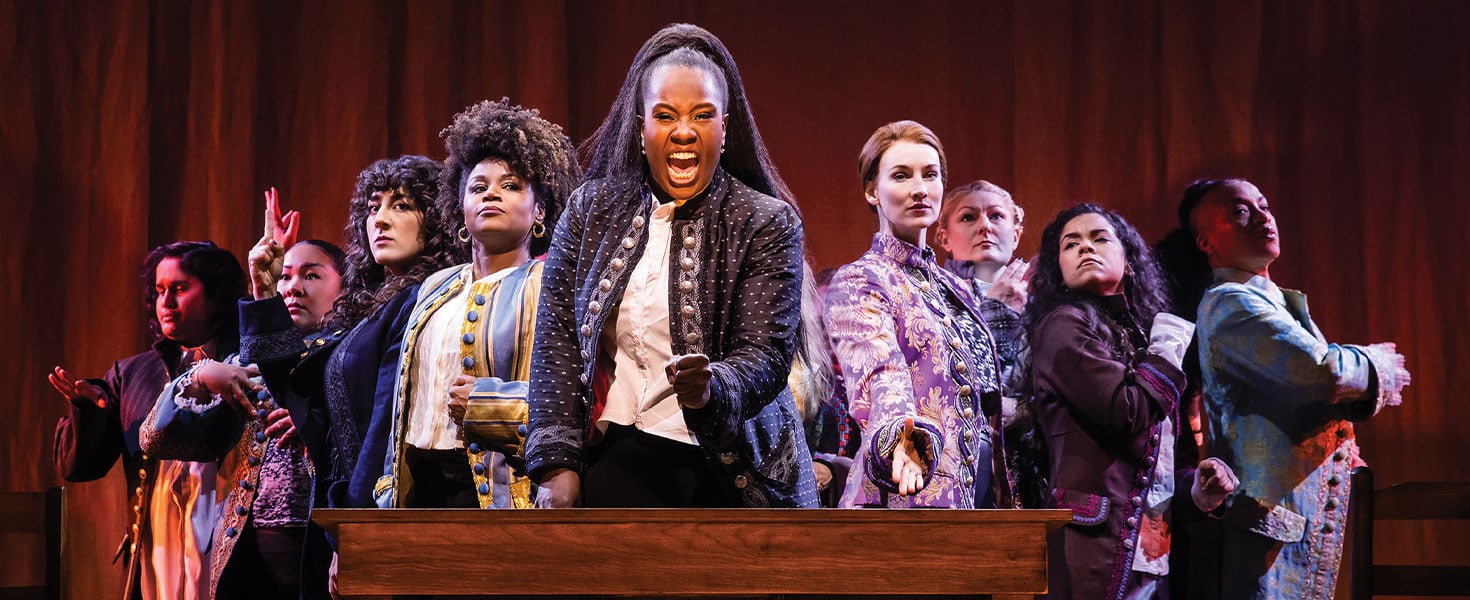 The American Repertory Theater’s updated presentation of 1776 recently moved to Broadway.