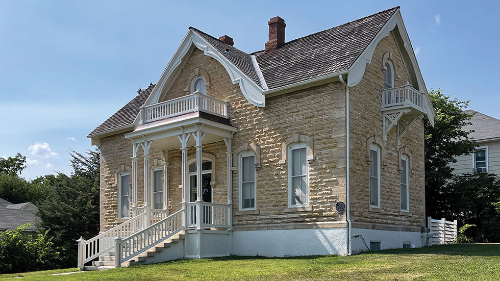 Dodge City 1882 limestone Mueller Schmidt House photo by MeLinda Schnyder