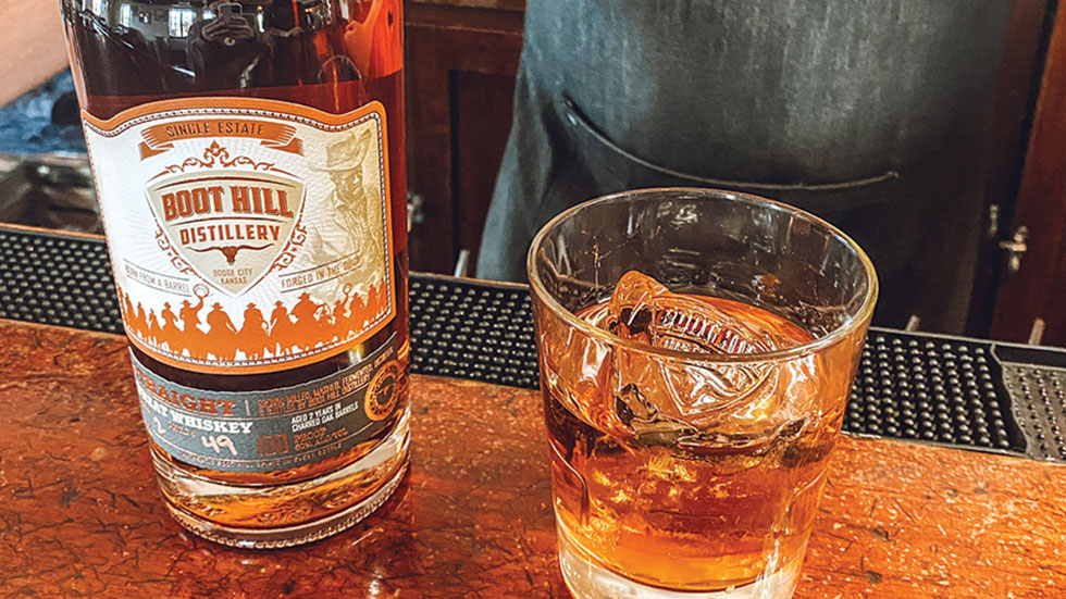 Straight Wheat Whiskey on Rocks