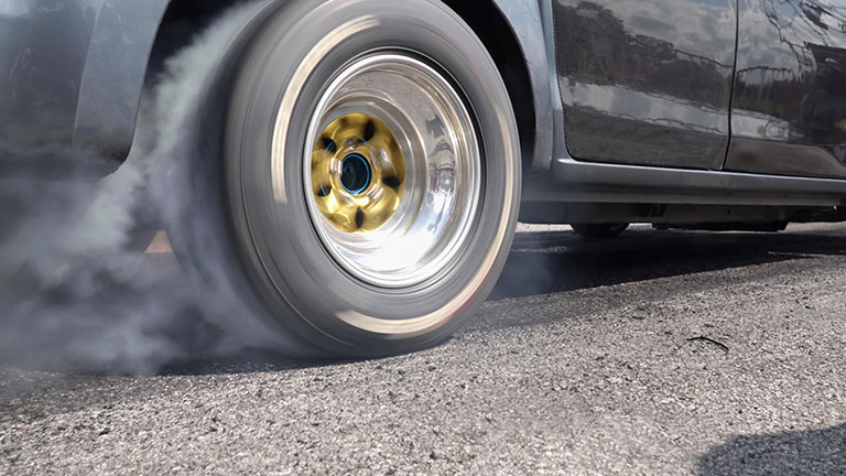 tire burning