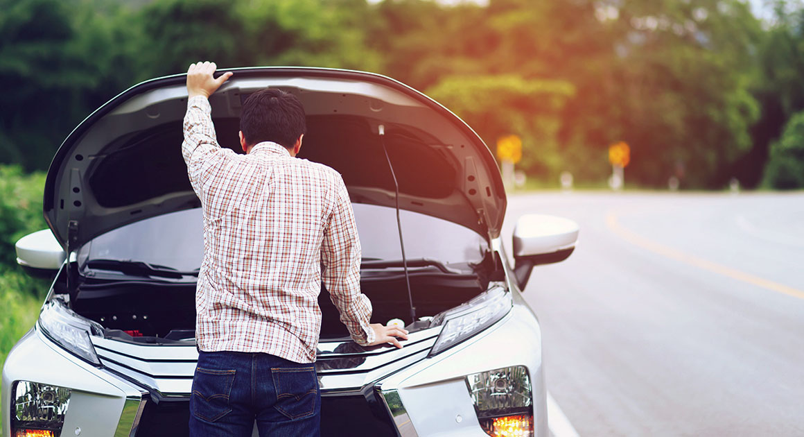 Auto check, car service shop concept. Automobile repairman writing job checklist on clipboard, mechanic checking engine to estimate repair machine, inspecting maintenance by engineer at vehicle garage; by Svetlana