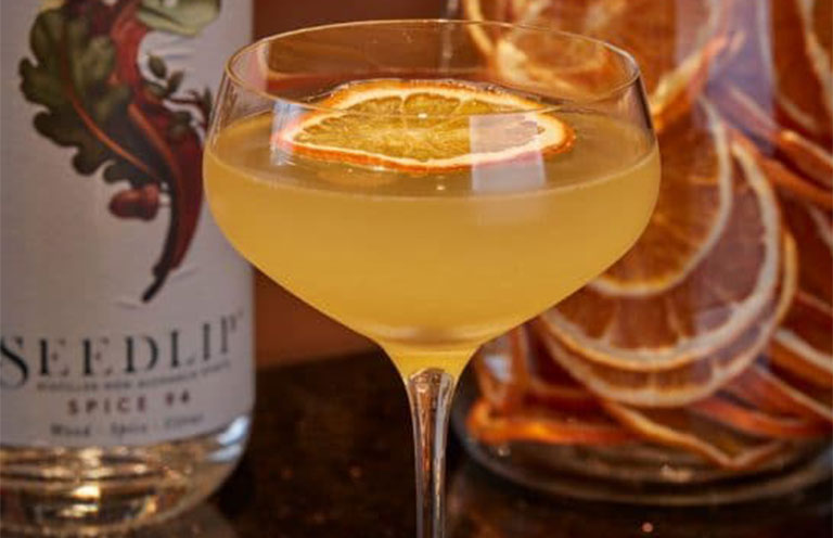 Cunard’s Bee Dazzled mocktail