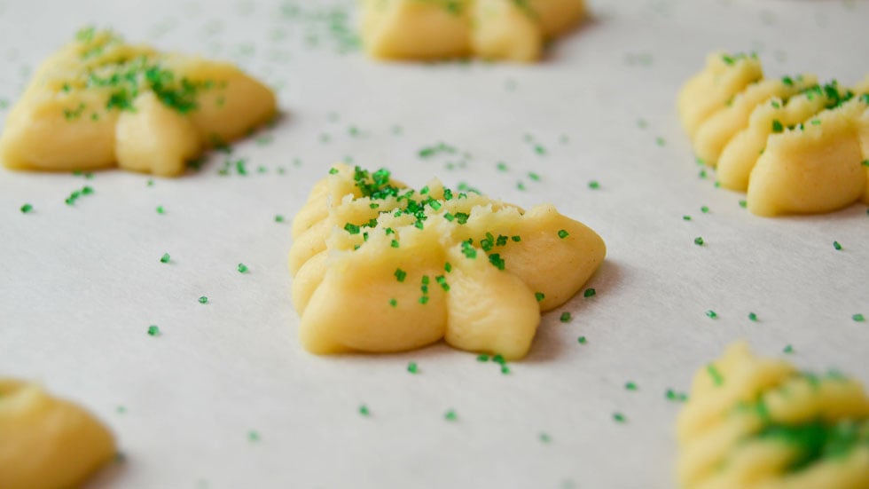 Holiday Spritz Cookies