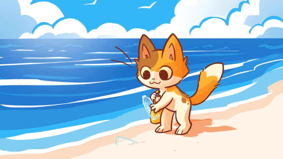 KeeKee at Old Faithful