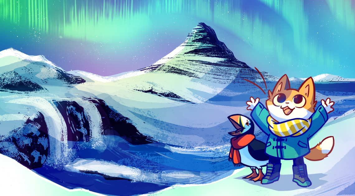 KeeKee in Iceland