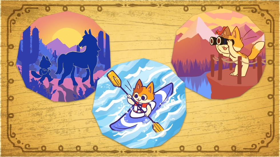 Dude Ranch Graphic Image with KeeKee the Travel Cat