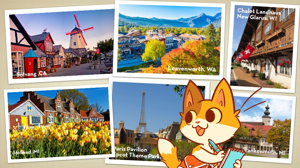 KeeKee's Travel Corner, Europe in the U.S. Graphic