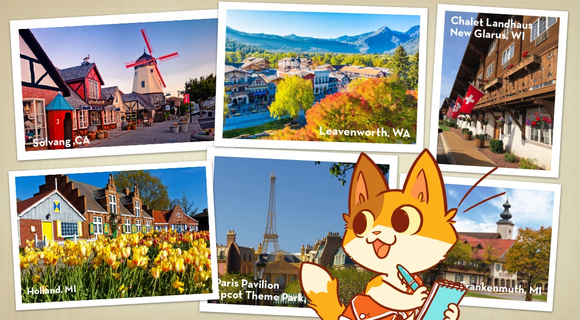 KeeKee's Travel Corner, Europe in the U.S. Graphic