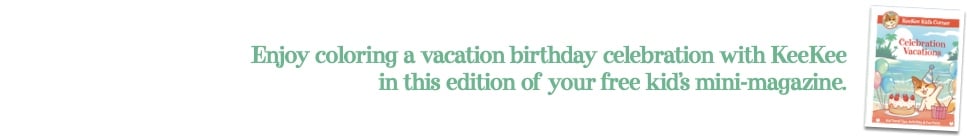KeeKee's Travel Corner: Family Celebration Vacation Graphic