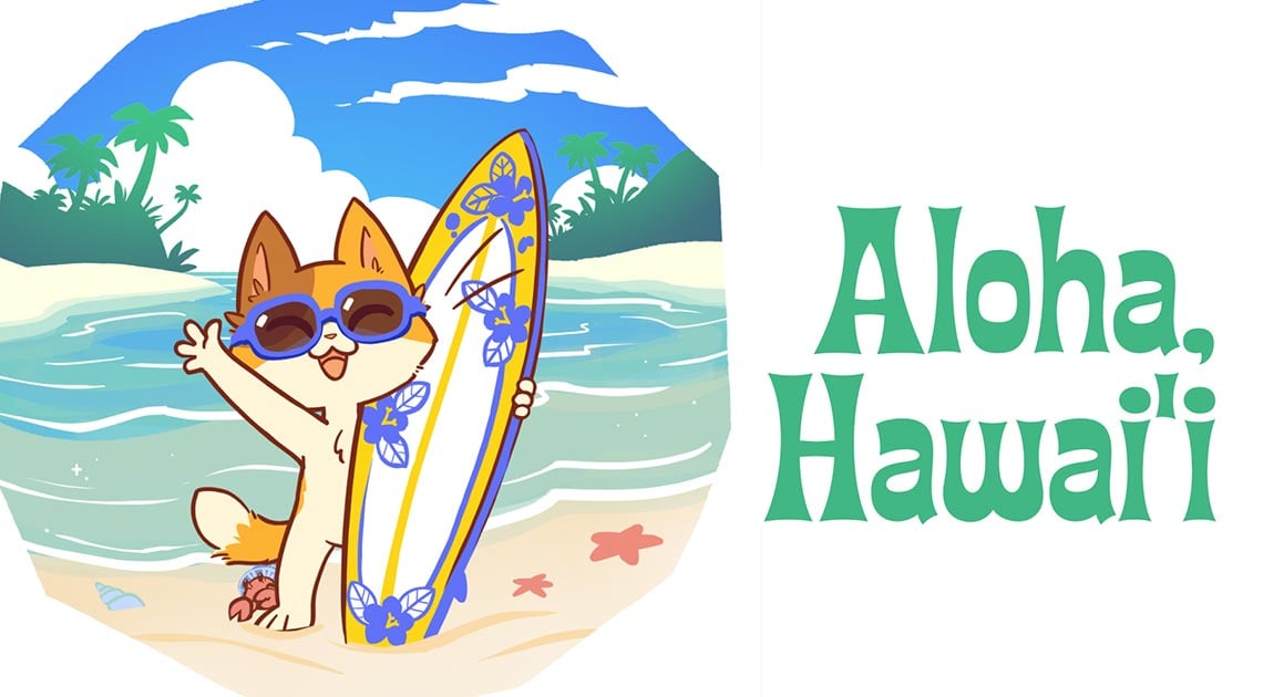 KeeKee in Hawaii