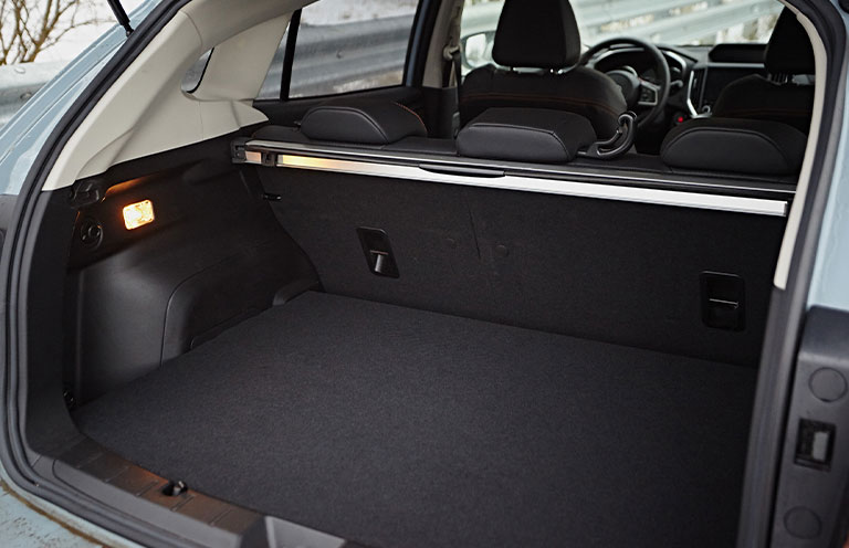 empty car trunk