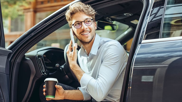 Man driving his car. photo by Eva-Katalin/iStock.com
