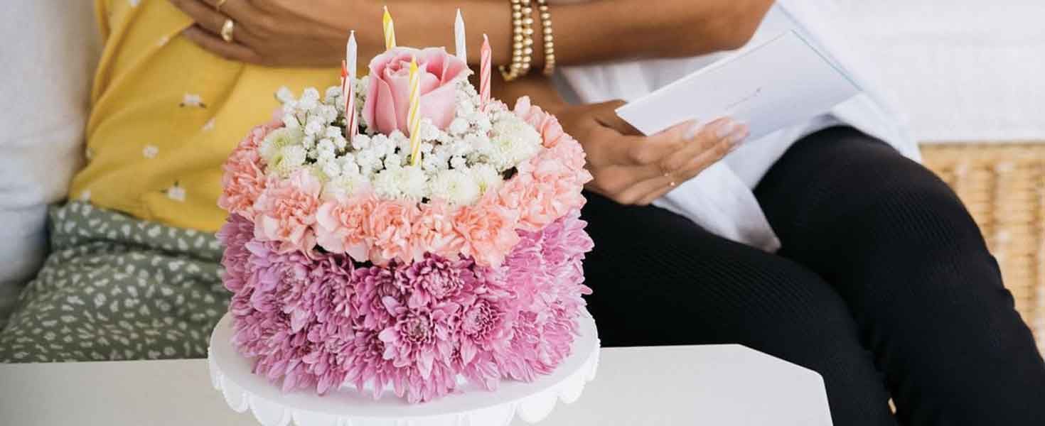 Birthday Cake Flowers from 1-800-Flowers