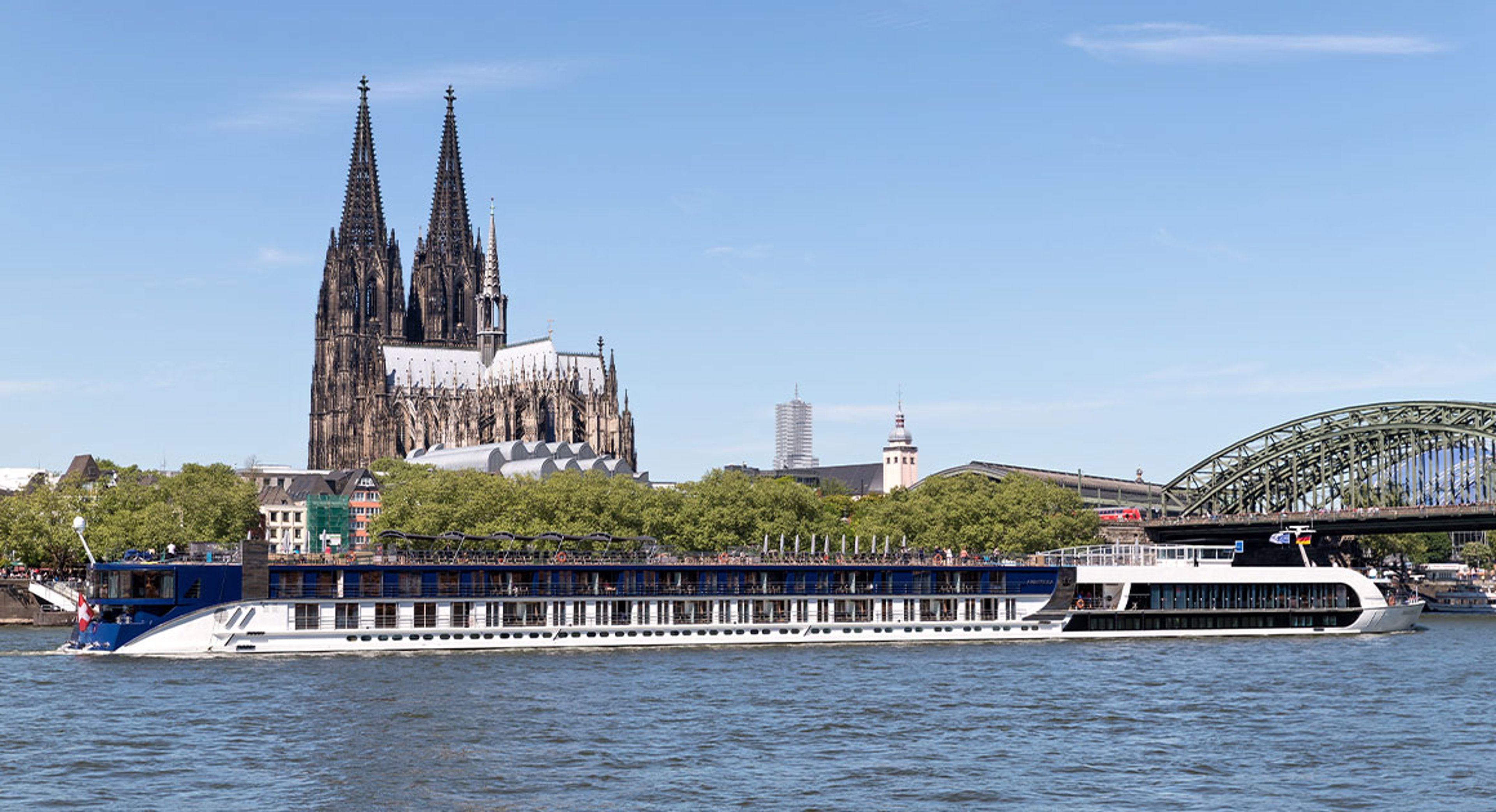 amawaterways cruise ship on river in Germany