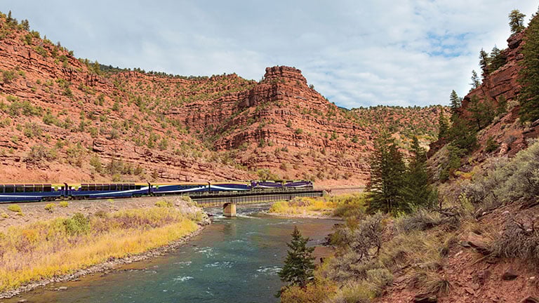 Train Exterior Red Canyon