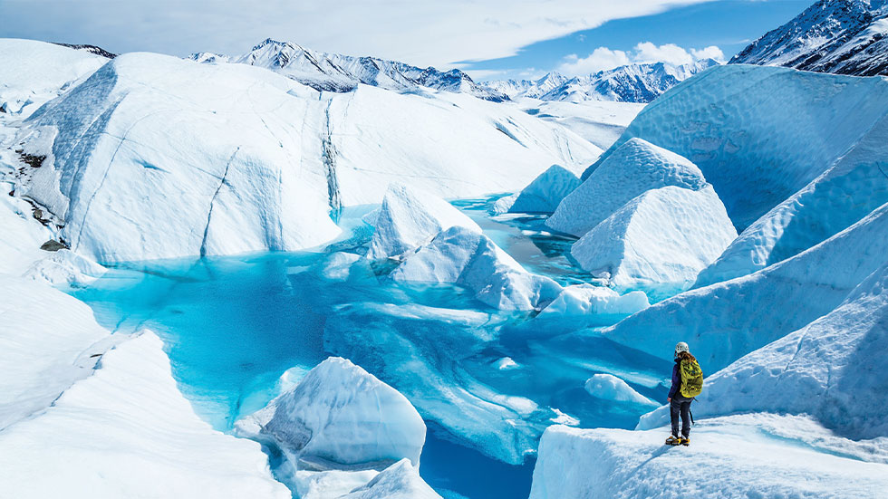 Matanuska Glacier in Glacier View, Alaska