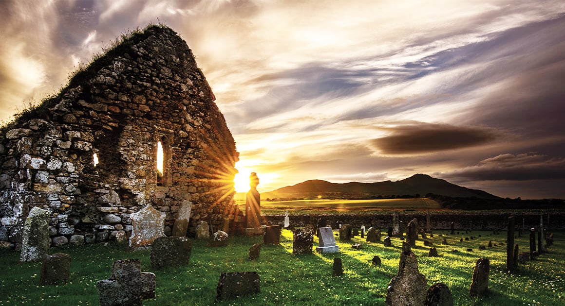 Sunset on Kilwirra Church