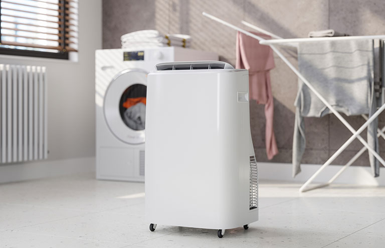 humidifier in laundry room