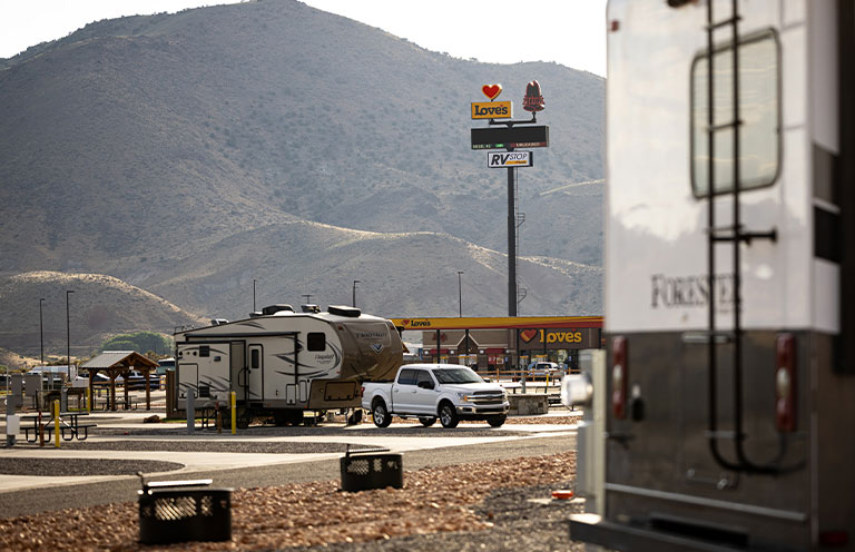 RV park near Loves
