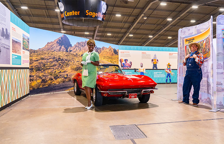 rt 66 time exhibit with actors