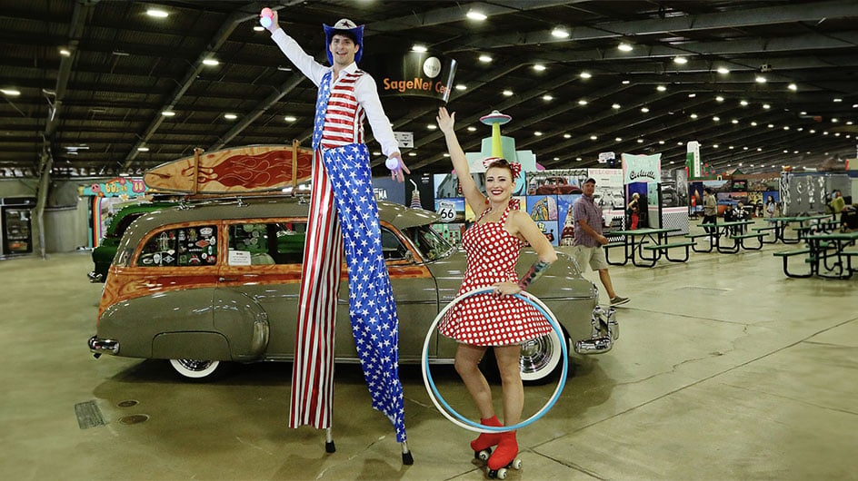 entertainers at Route 66 Road Fest