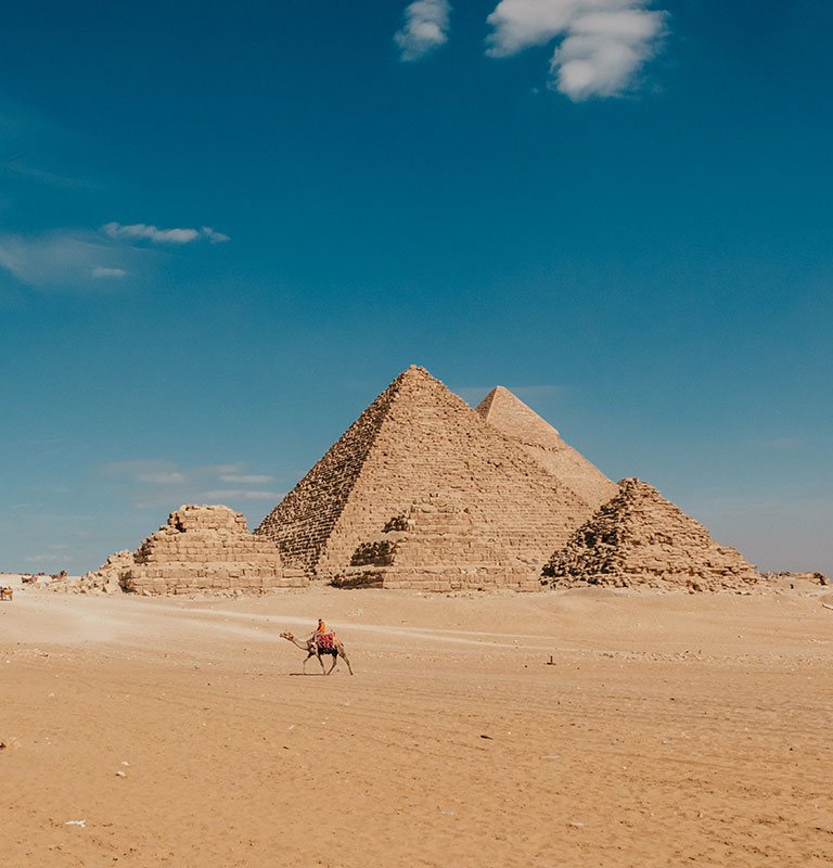 Great Pyramids of Giza, Egypt  by _mishamartin