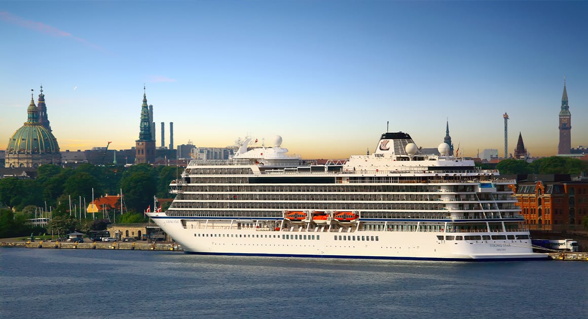 viking cruise ship on river