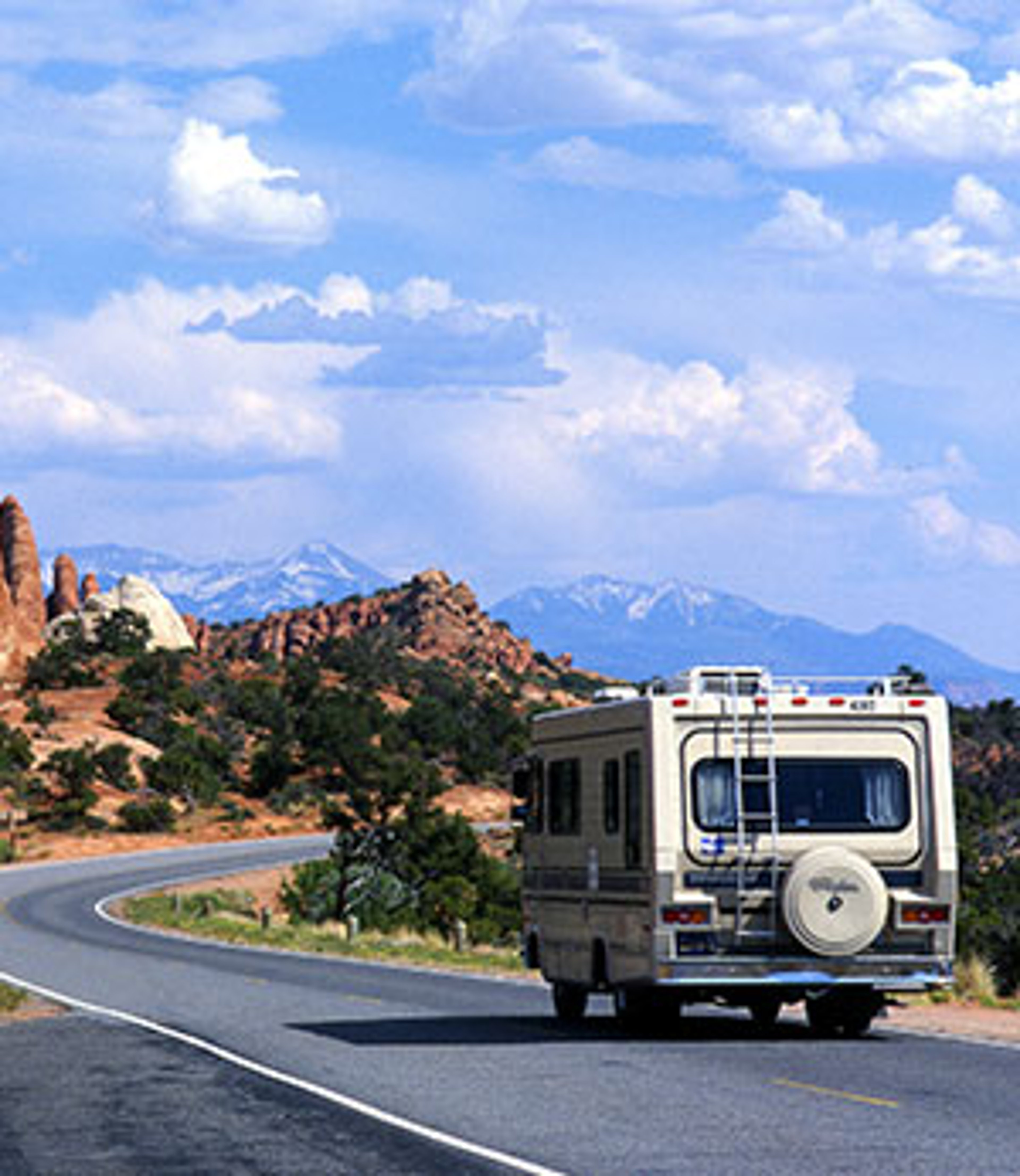 RV on the road