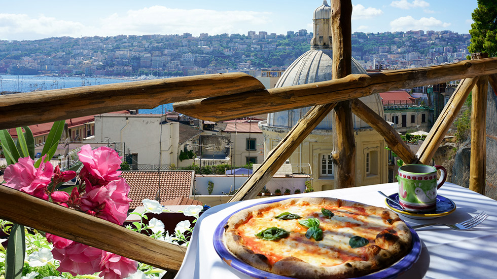 pizza in Naples
