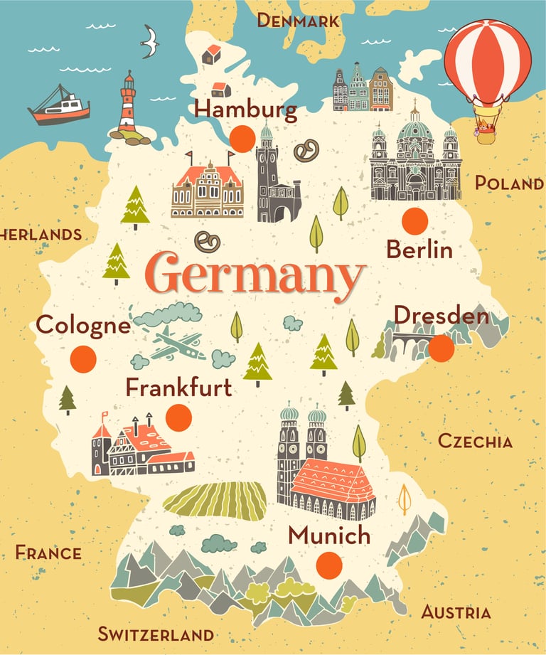 KeeKee Germany map