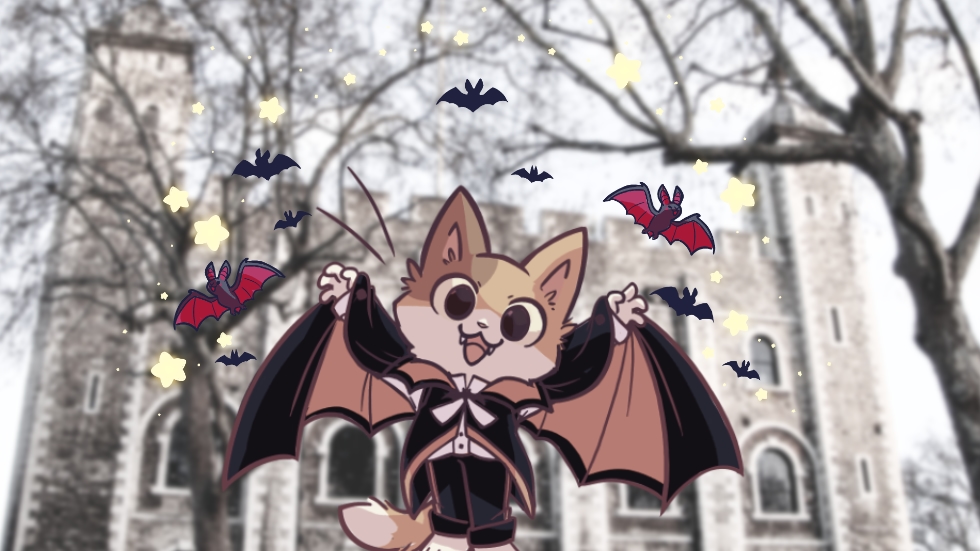 KeeKee in Costume and Spooky Destination