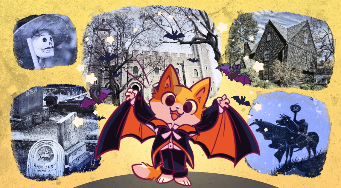 KeeKee in Costume and Spooky Destination