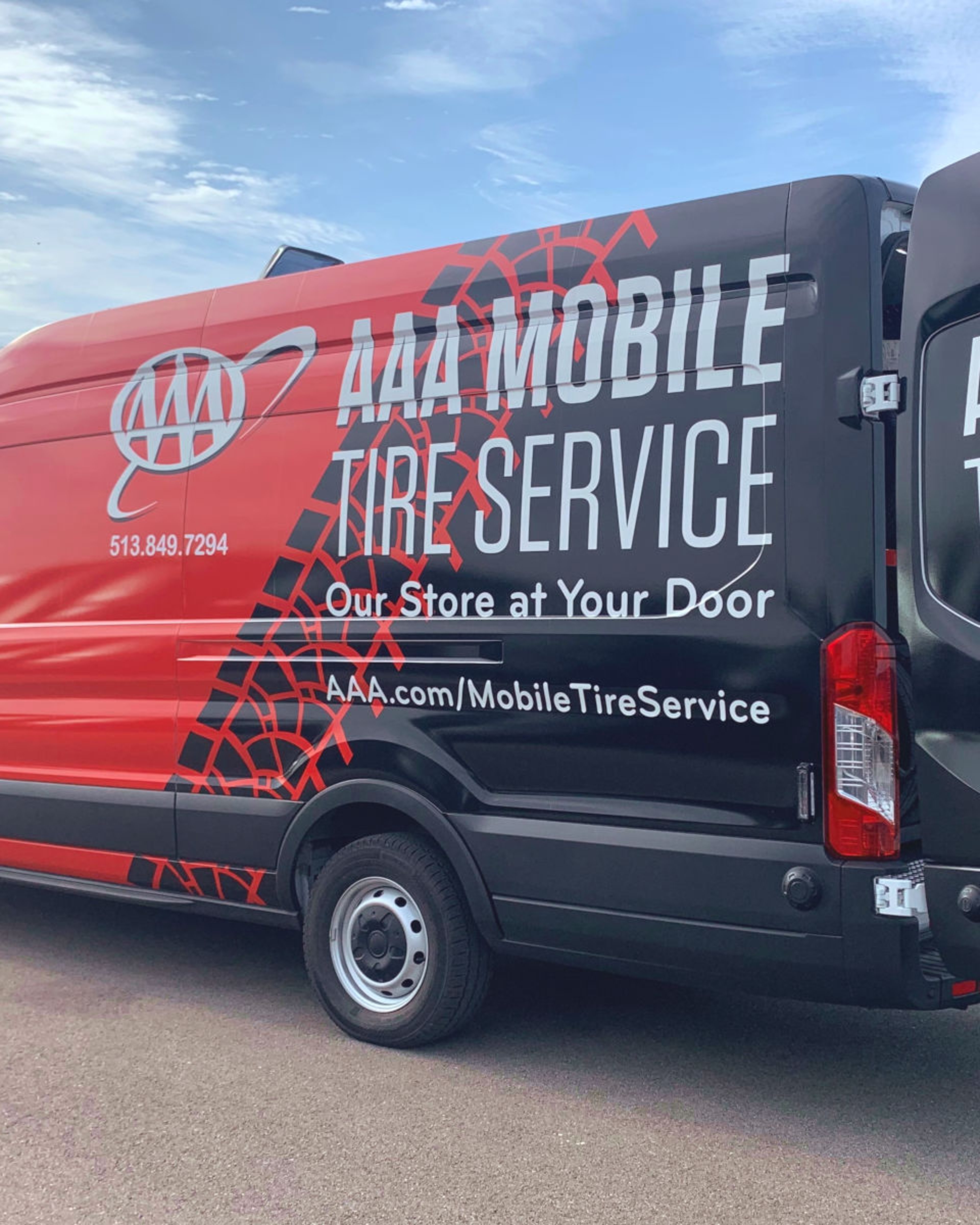 AAA Mobile Tire Service Truck AAA mobile tire service truck
