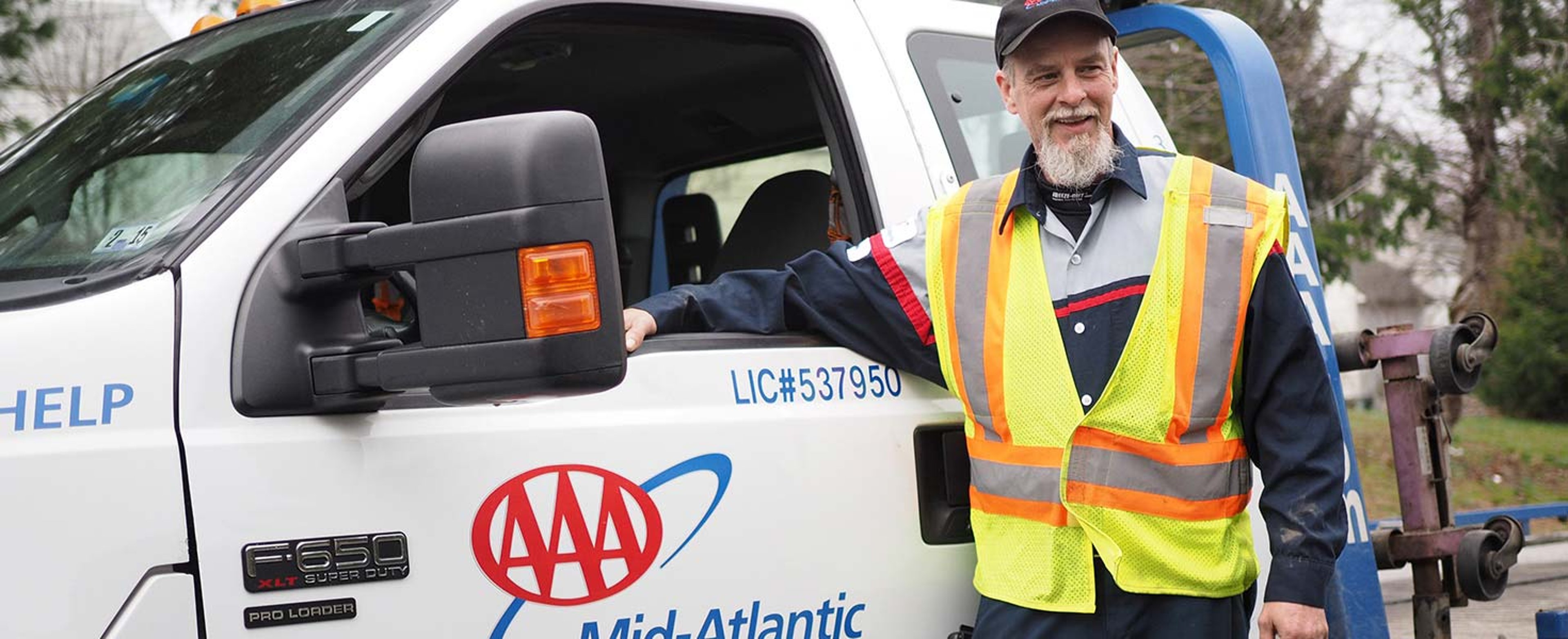 AAA tow truck driver