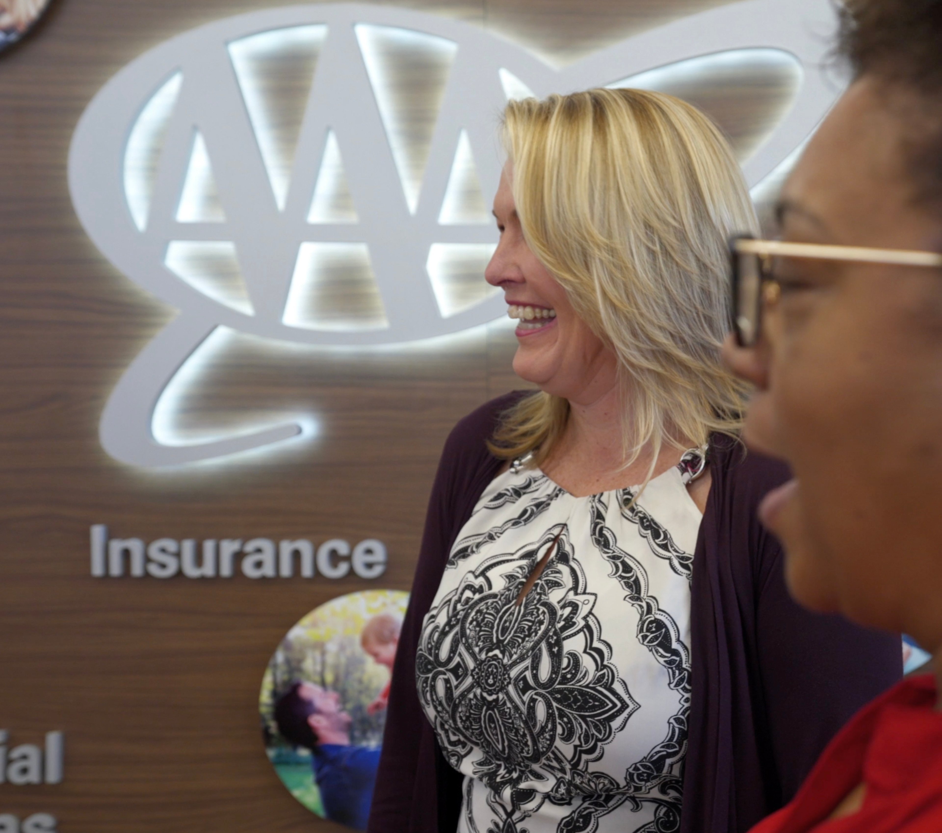 AAA Careers Made for Growth Laughing AAA Associates in AAA location reception area