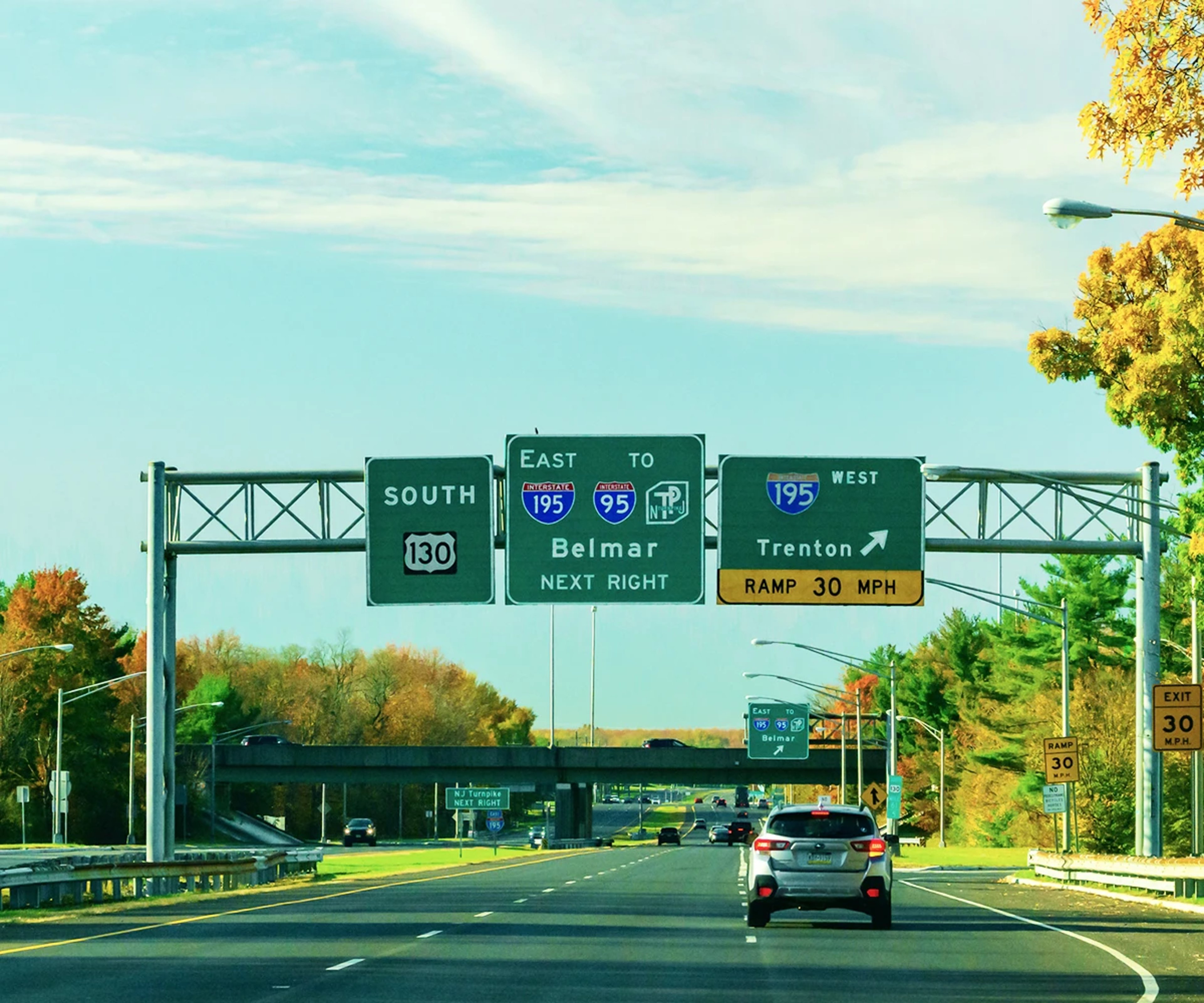 New Jersey Turnpike driving