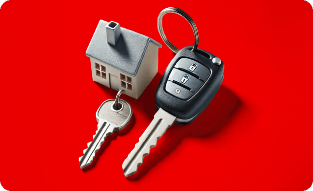 House keys and car keys