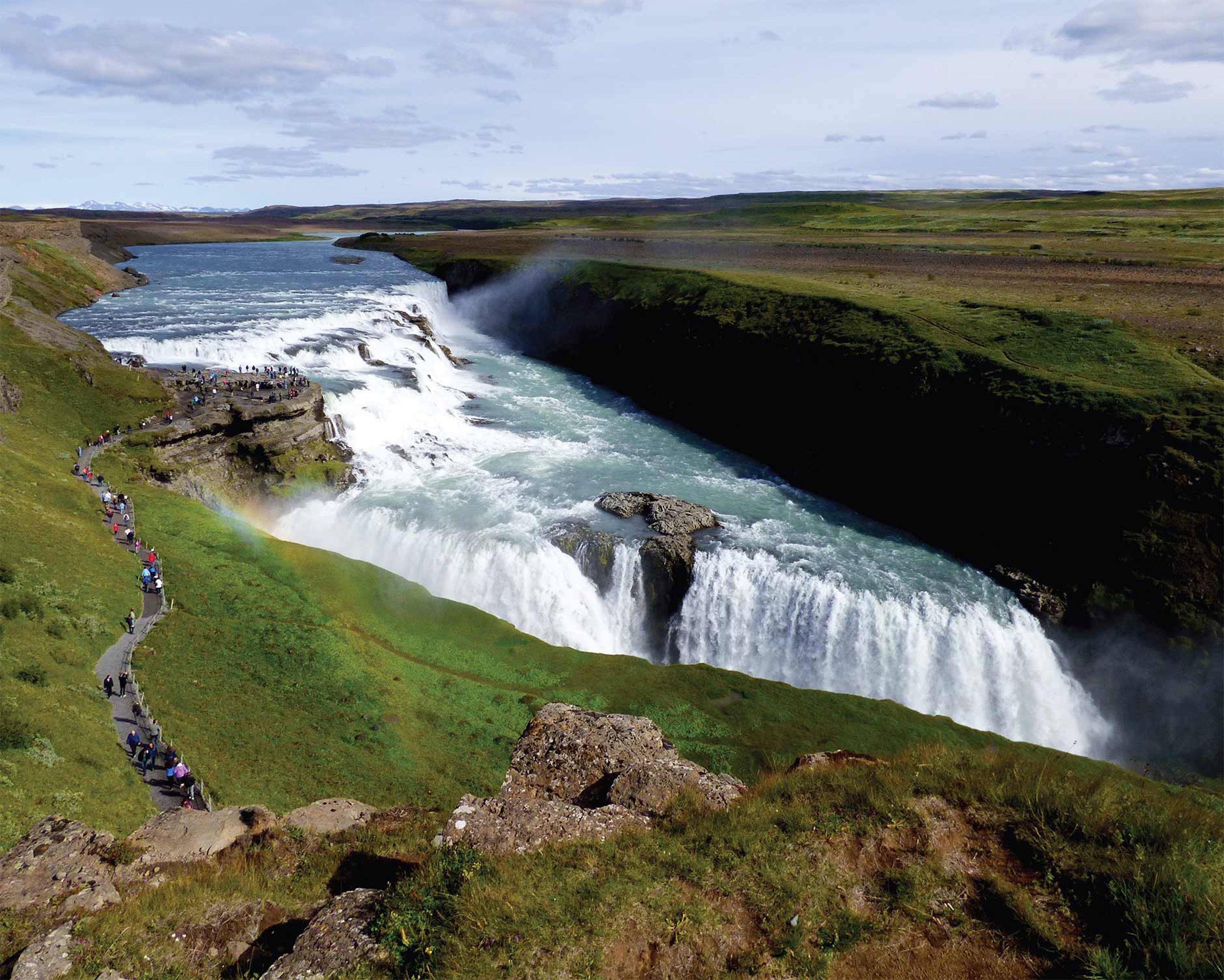 Gullfoss Falls in Iceland