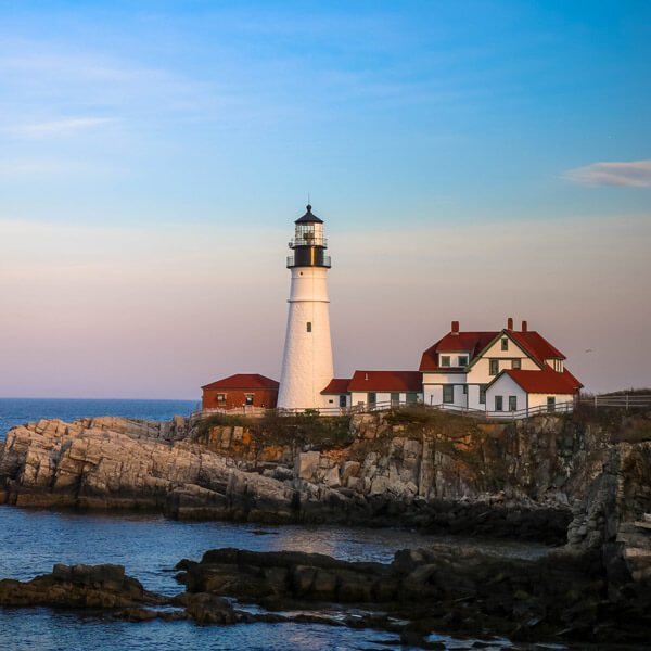 Lighthouse on the coast
