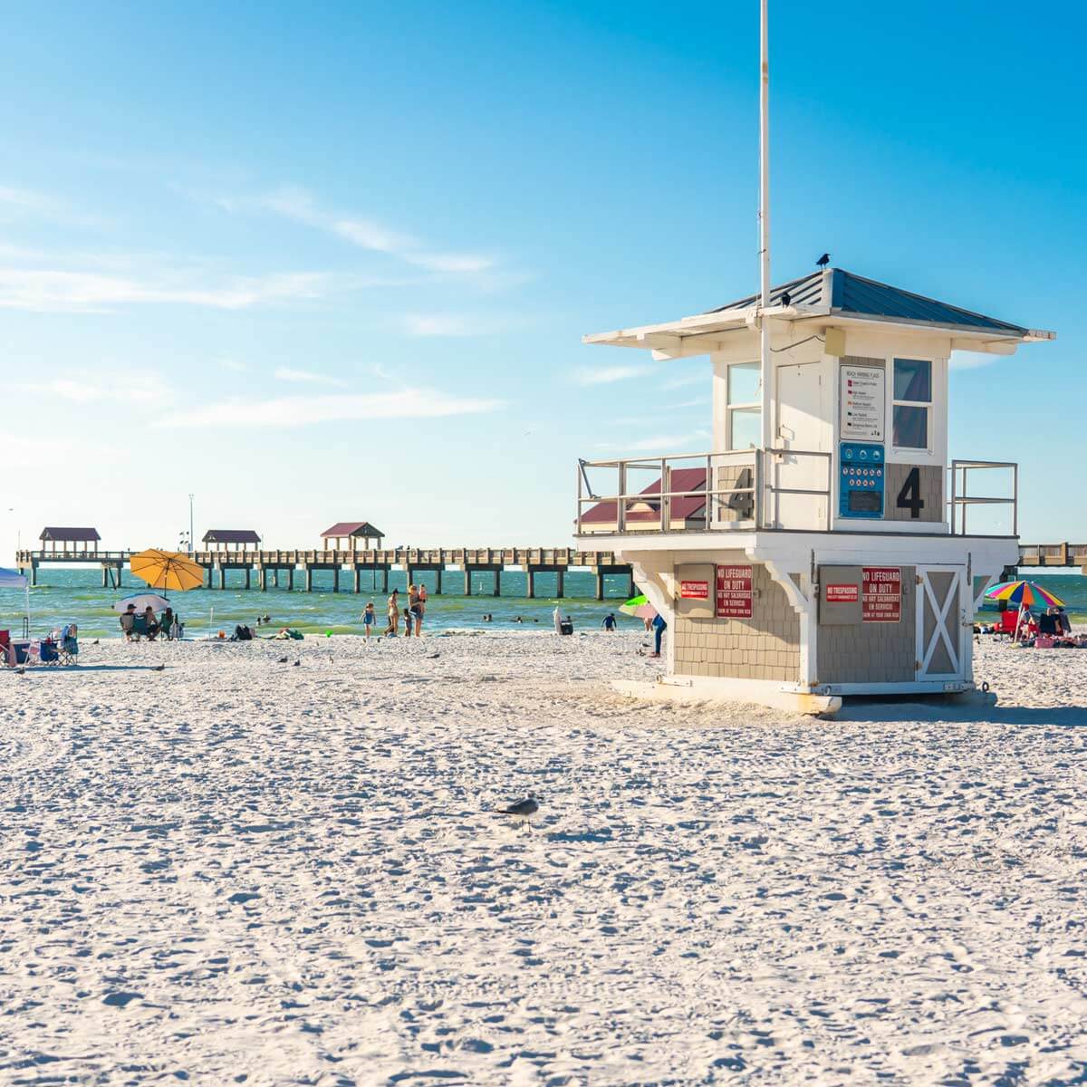 A beach in Central Florida