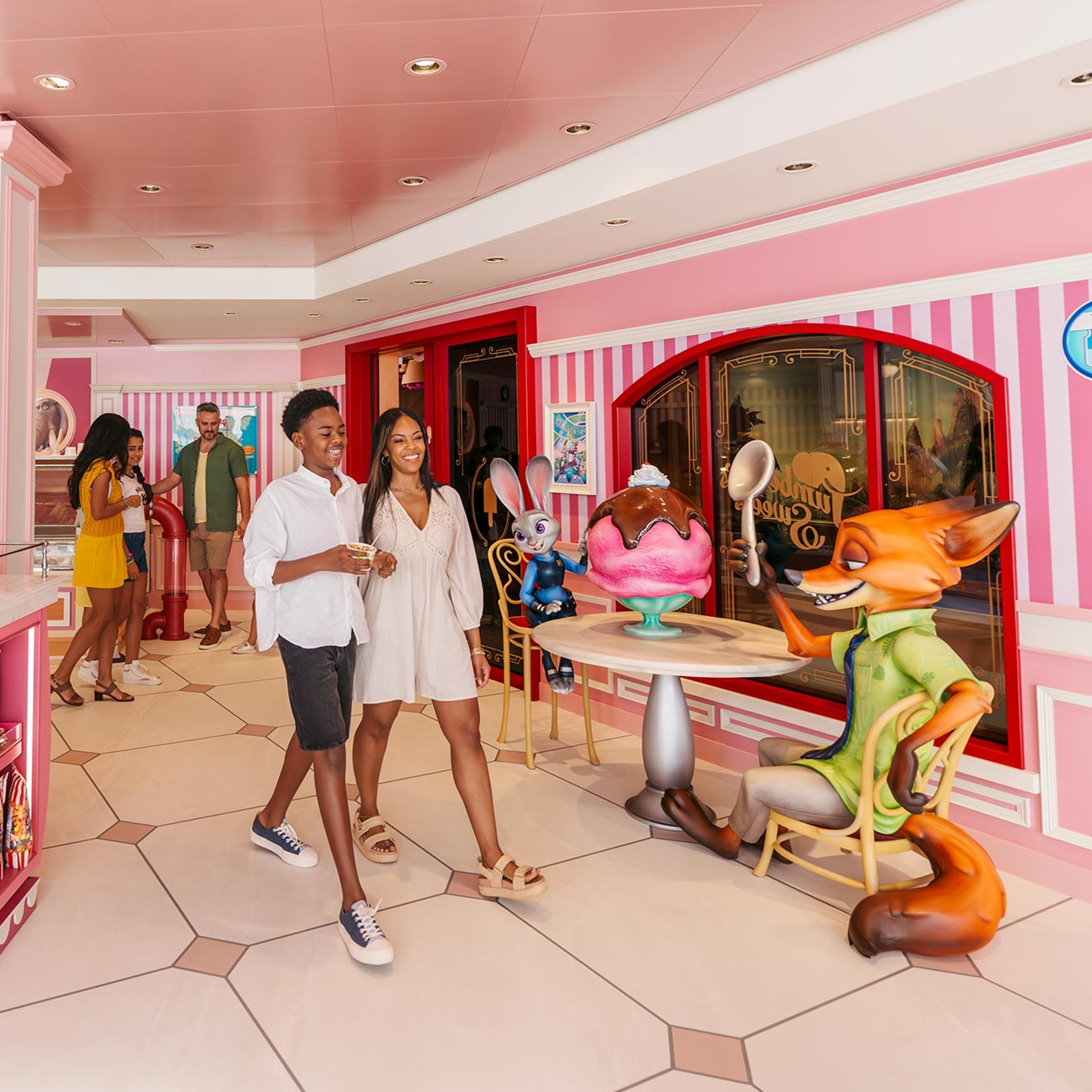Candy shop aboard Disney Cruise ship