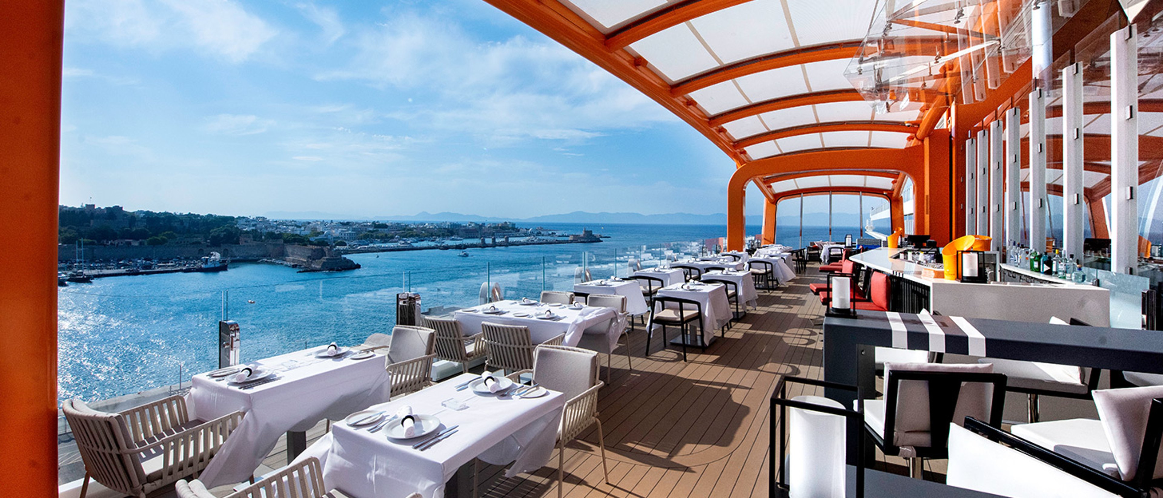 Magic Carpet venue aboard Celebrity Apex