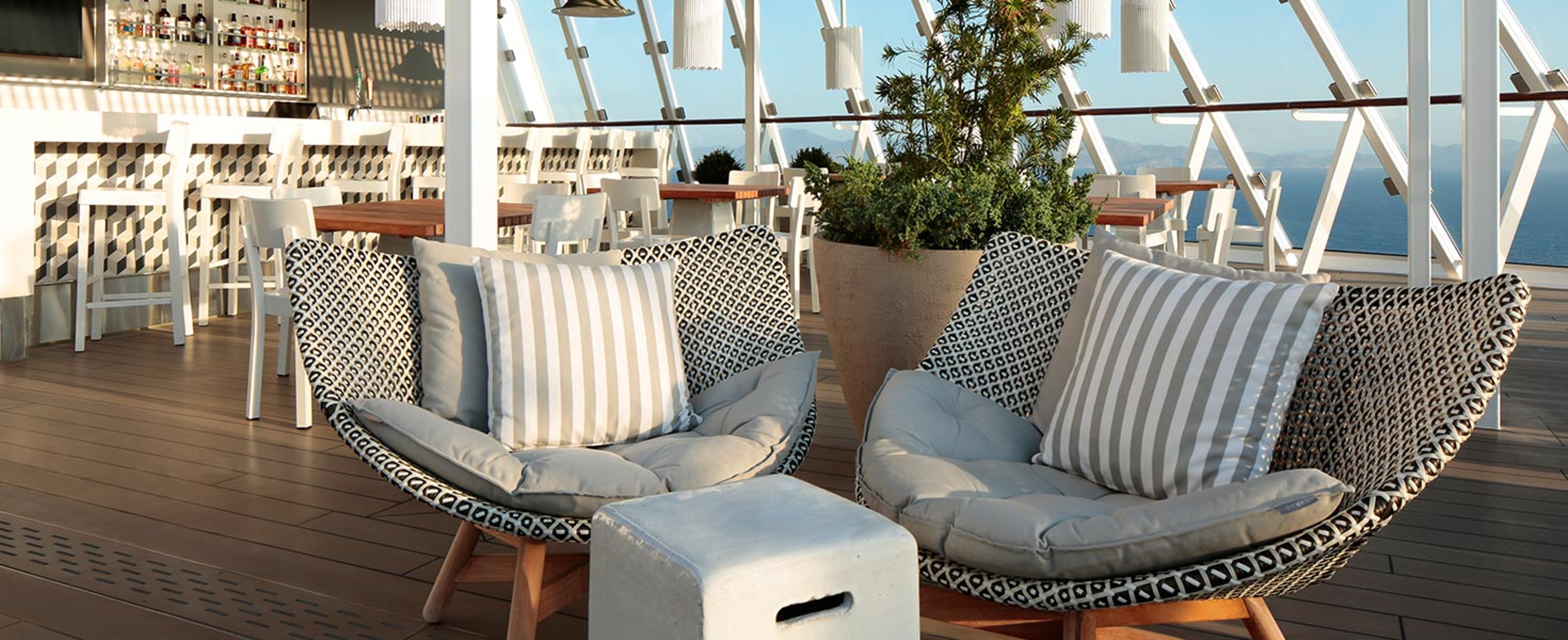 Deck view for Celebrity Retreat