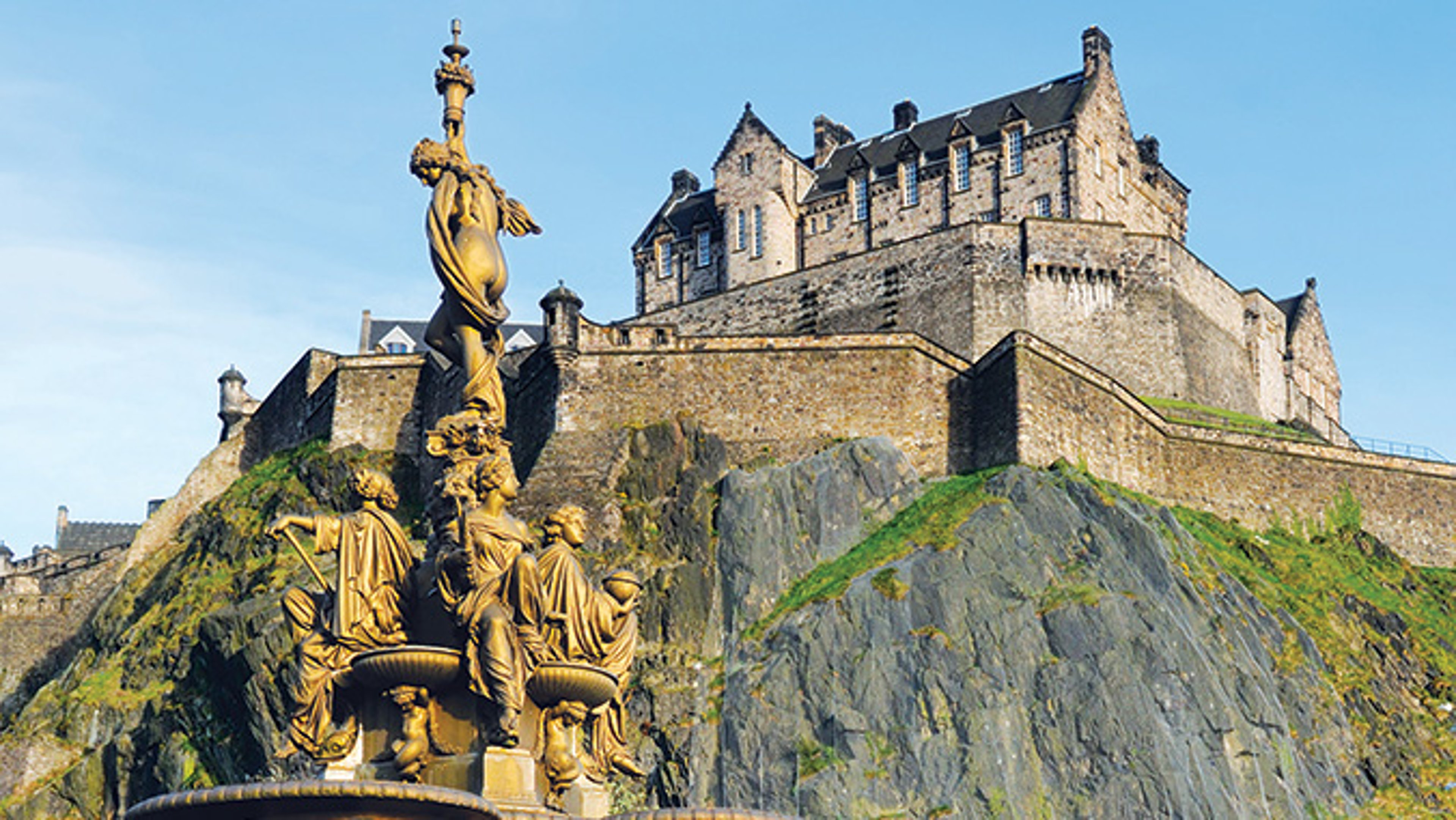 Edinburgh Castle in Scotland