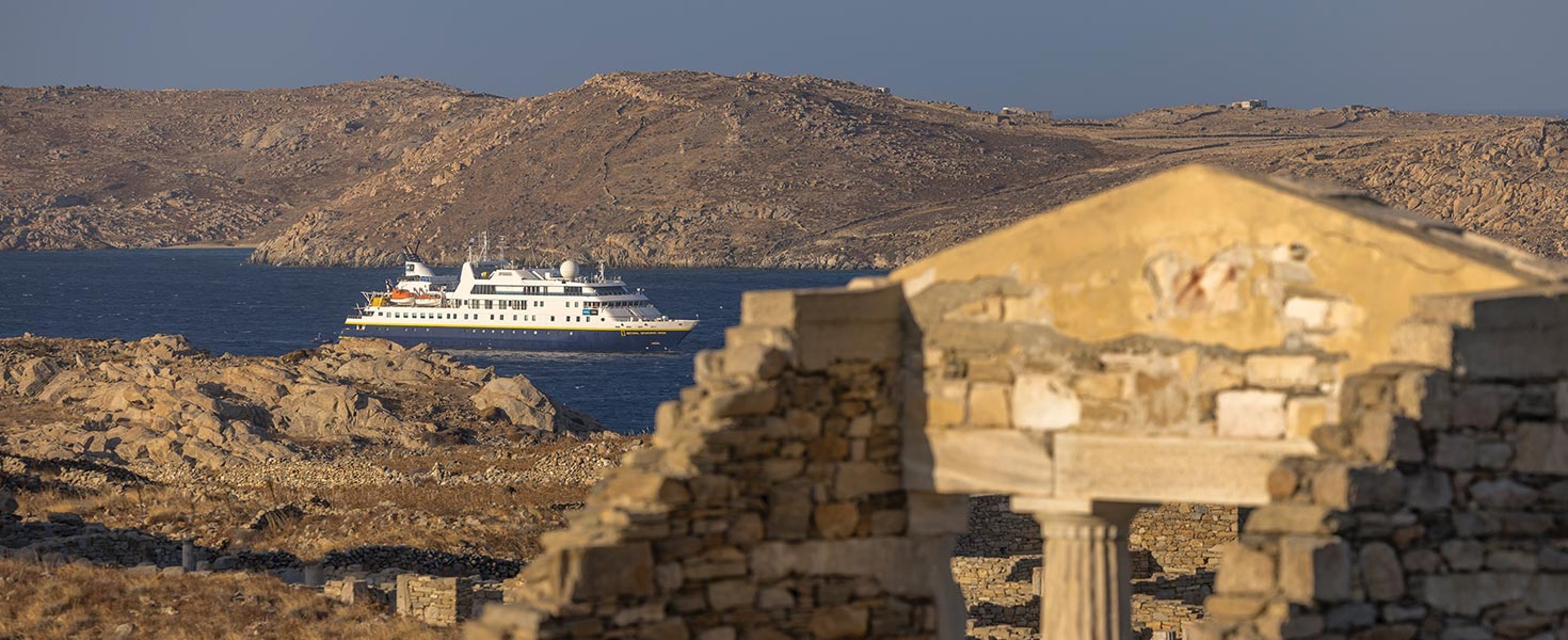 Lindblad Orion cruising near Athens