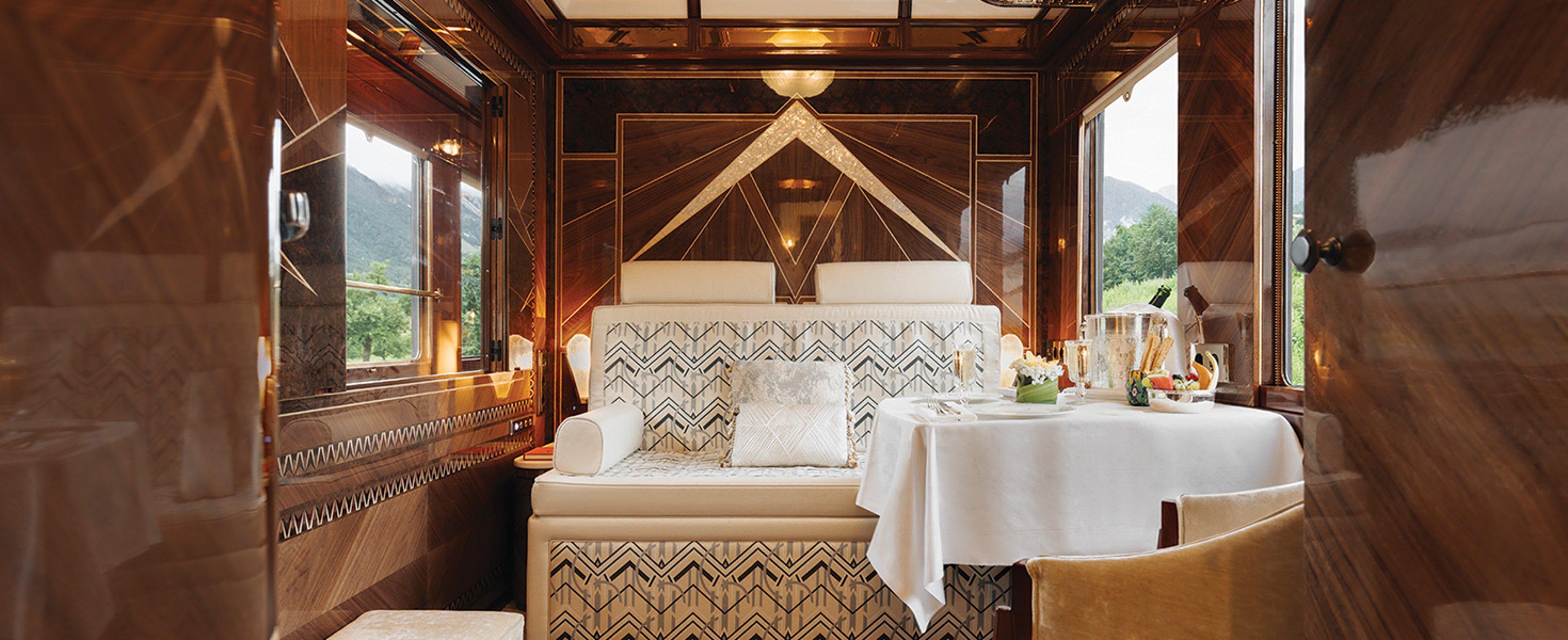 A Suite aboard the Venice Simplon- Orient-Express