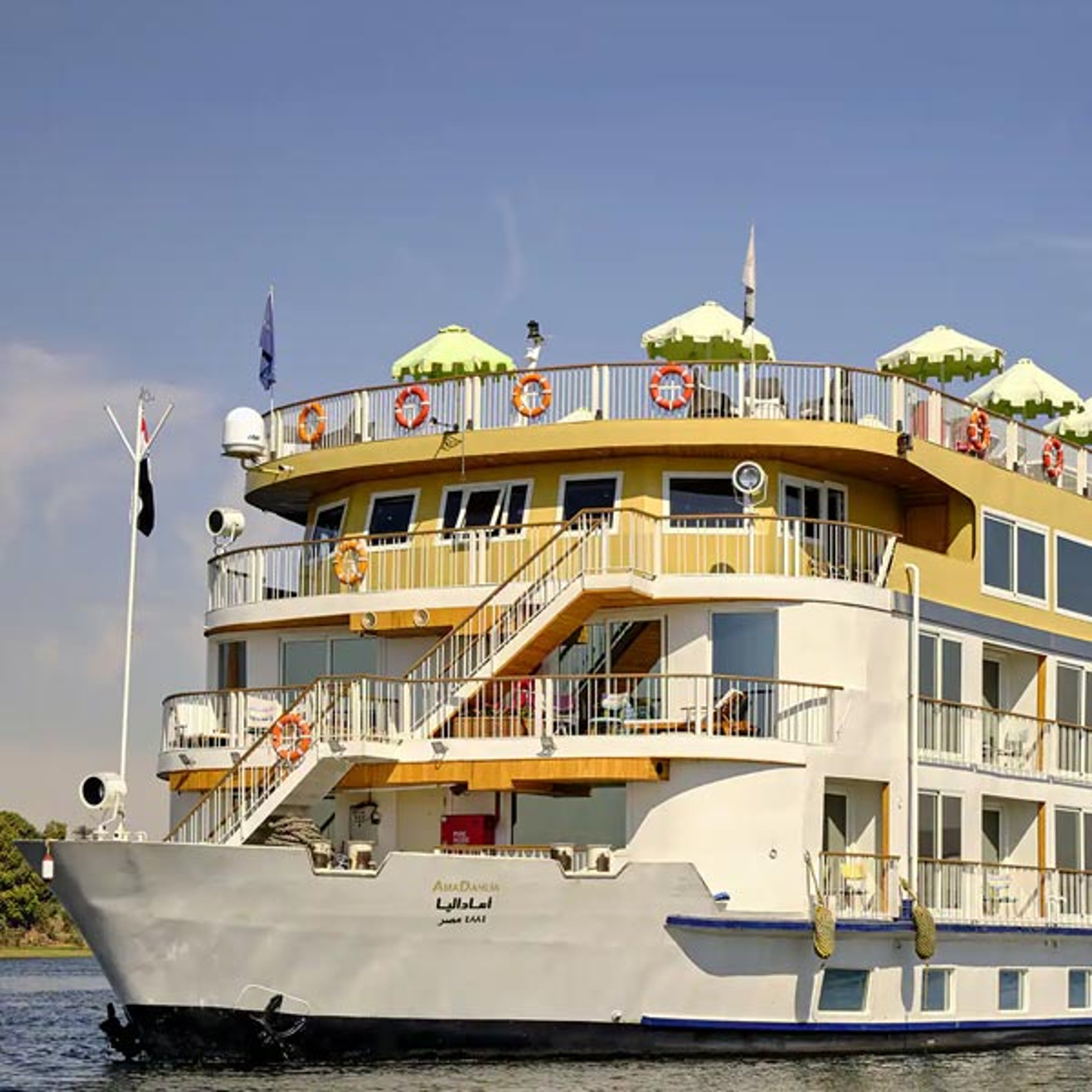 AmaWaterways AmaDahlia sailing the Nile