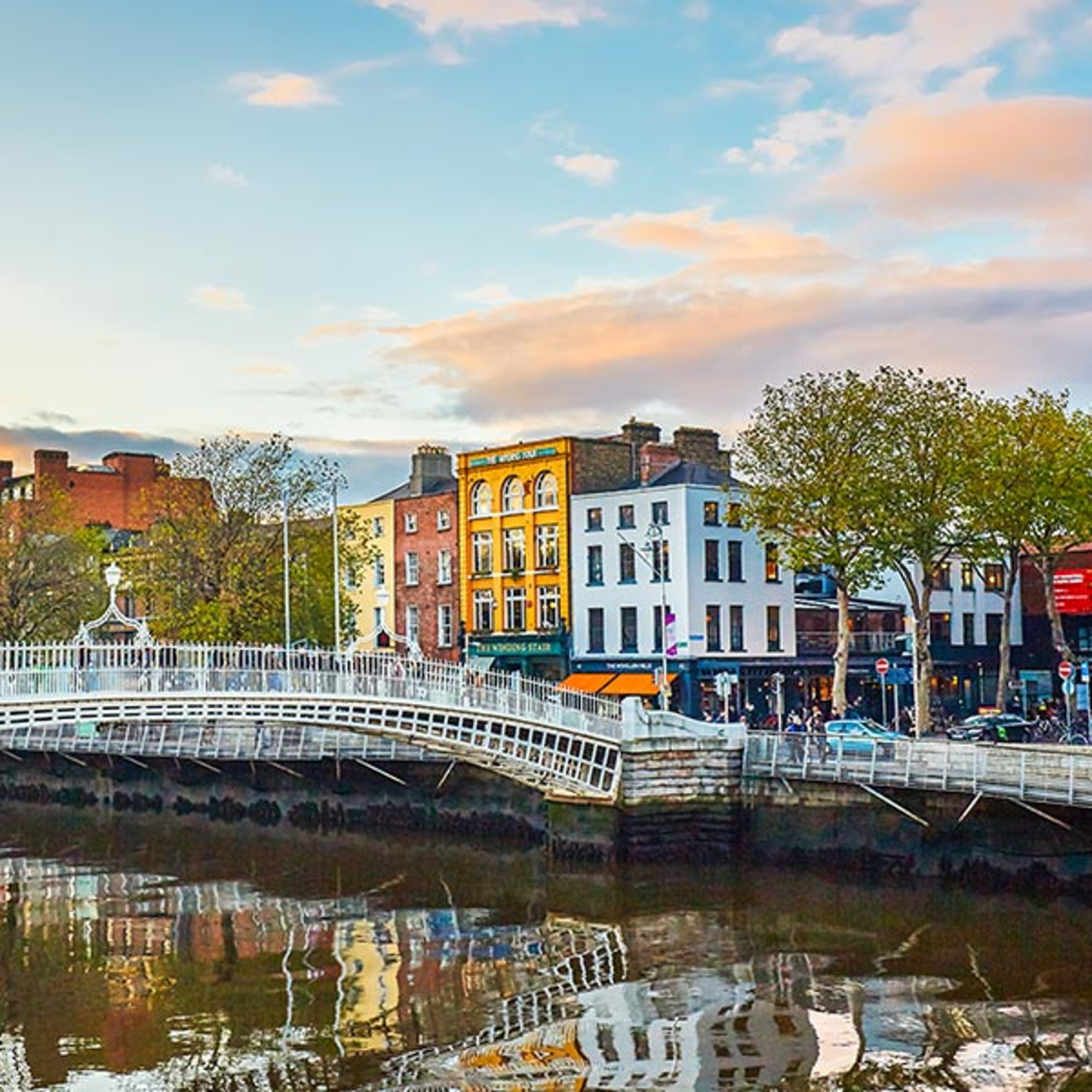Bridge in scenic Ireland town