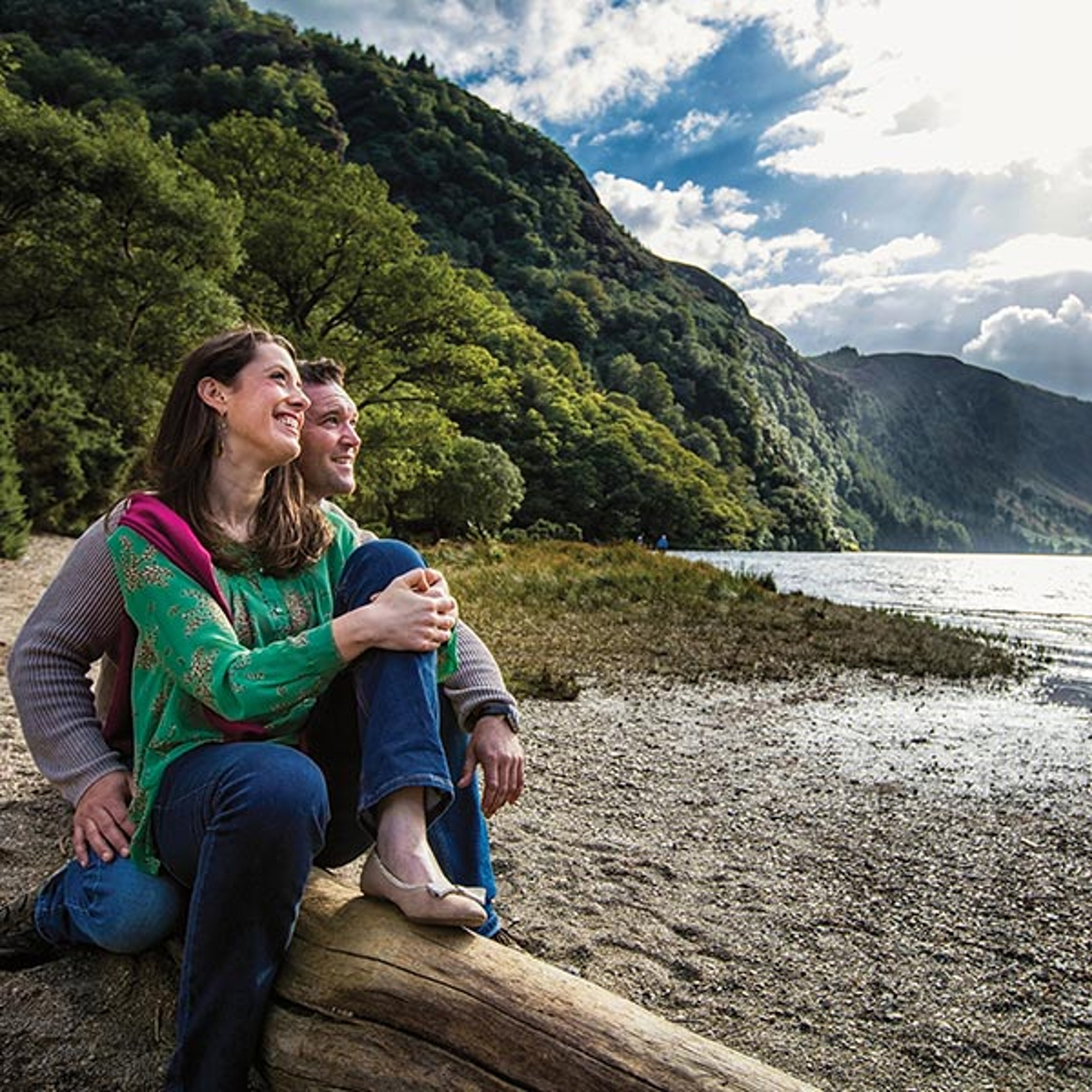 Couple in Glendalough Ireland