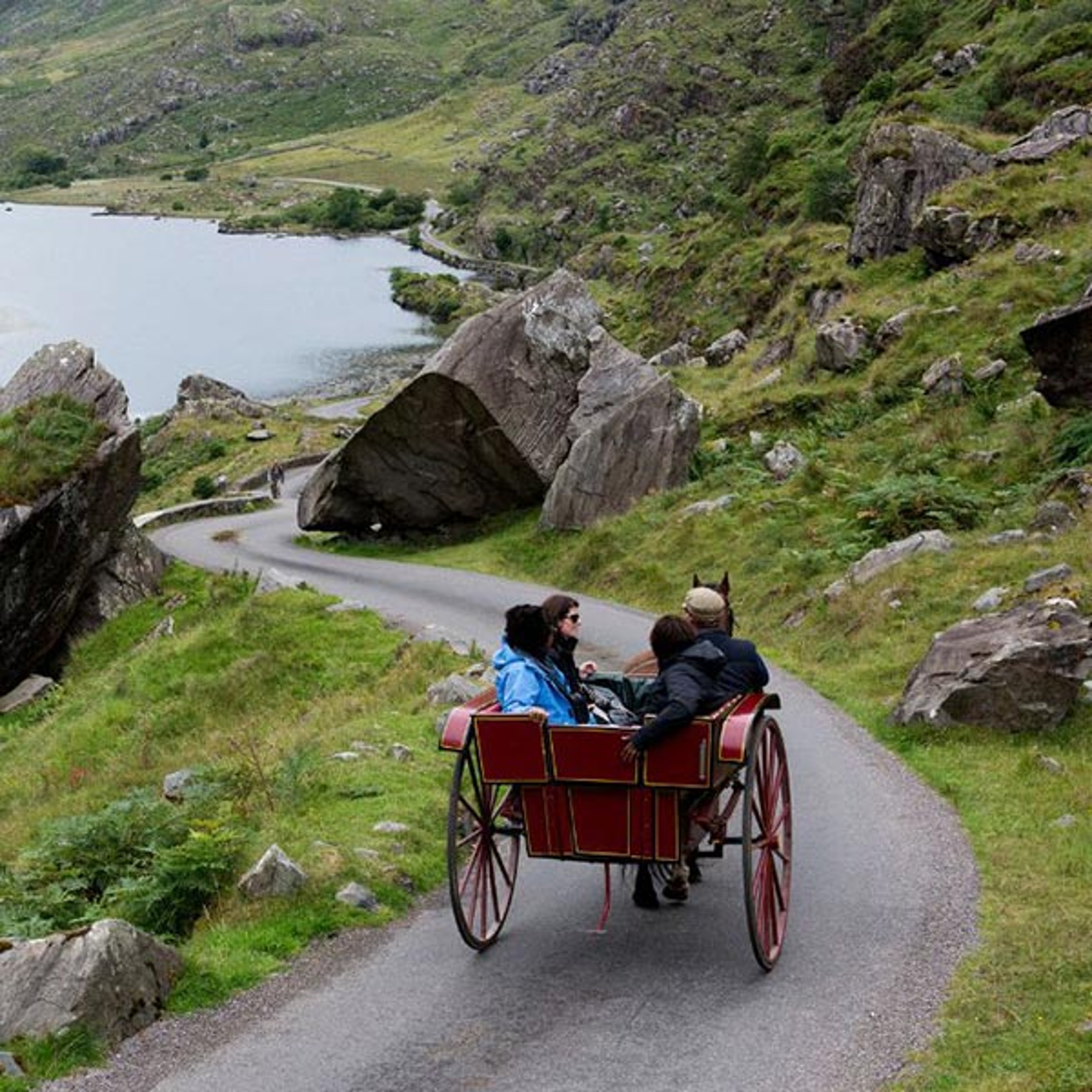 Jaunting car ride in Ireland